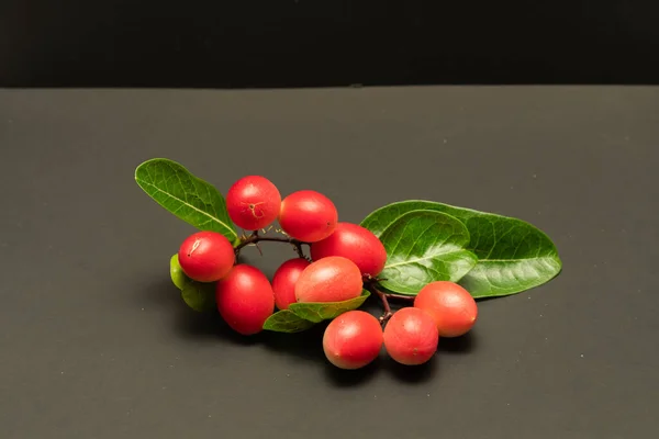 Mangueira Bocejar Fruta Limão Fruta Com Propriedades Medicinais Fundo Isolado — Fotografia de Stock