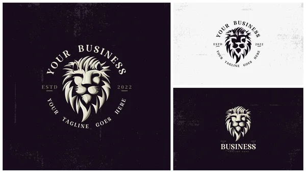 Логотип Льва Эффектом Льва — стоковый вектор
