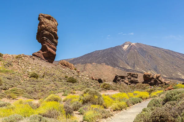 Tenerife Adası 'ndaki Tedie Ulusal Parkı' nın manzarası, 