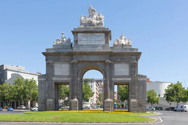 Puerta Toledo Fue Una Las Puertas Acceso Ciudad Madrid España — Foto de Stock