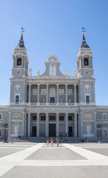 Catedral Metropolitana Santa Maria Real Almudena Madrid España — Foto de Stock