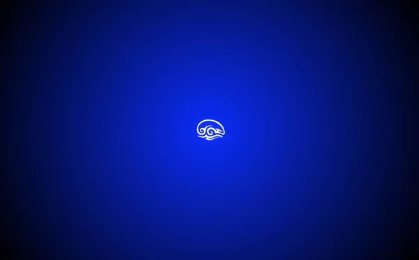 Blue textured background with logo in the middle of minimalist dark background