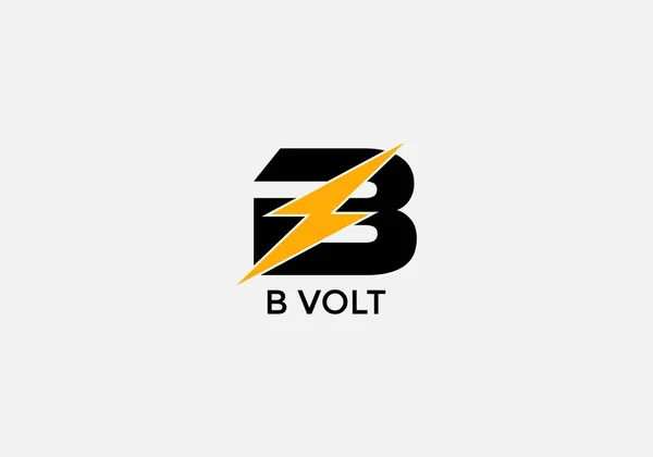 Volt Abstrakt Písmeno Moderní Počáteční Tech Logo Design — Stockový vektor