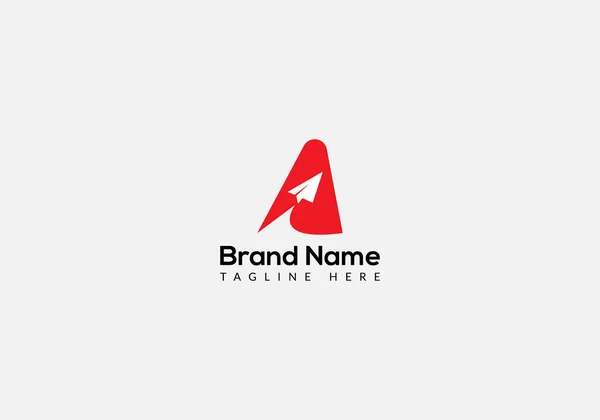 Abstract Letter Modern Initial Lettermarks News Logo Design — Stock Vector