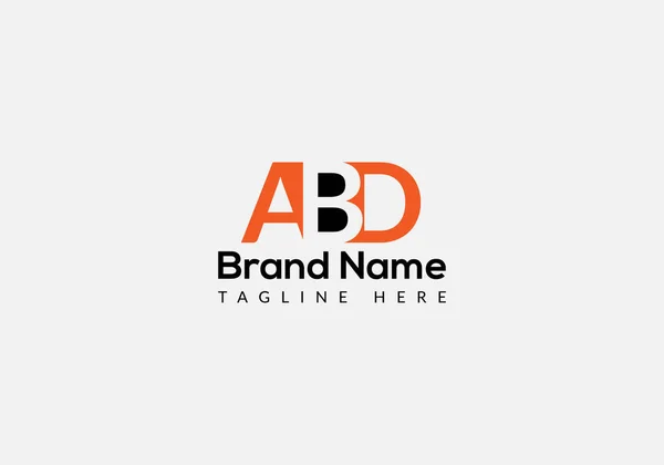 Abstract Abd Letter Modern Initial Lettermarks Logo Design — Stock Vector