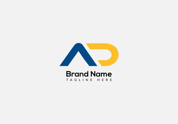 Abstract Letter Moderne Initialen Lettermerken Logo Ontwerp — Stockvector