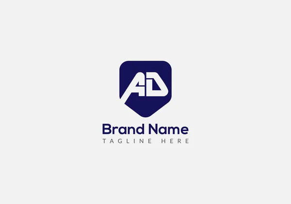 Abstrakt Písmeno Moderní Počáteční Písmena Logo Design — Stockový vektor