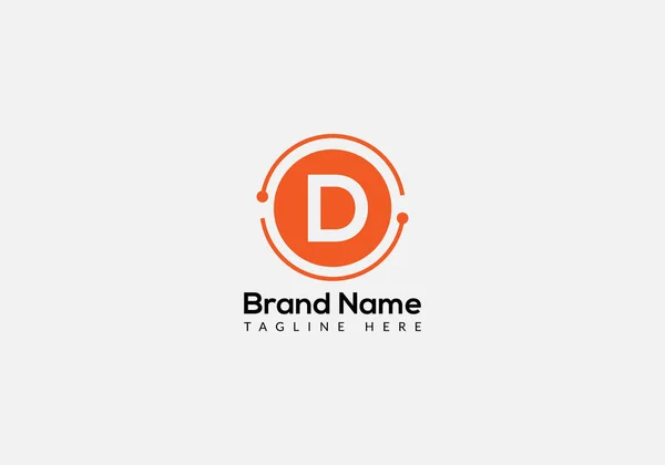 Abstract Letter Modern Initial Tech Lettermarks Logo Design —  Vetores de Stock