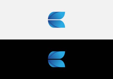 Abstract C letter modern logo design