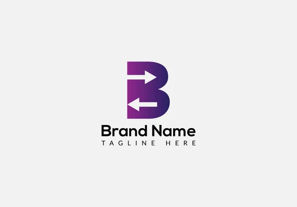 Abstract Letter Modern Wordmarks Initial Logo Design — Vetor de Stock