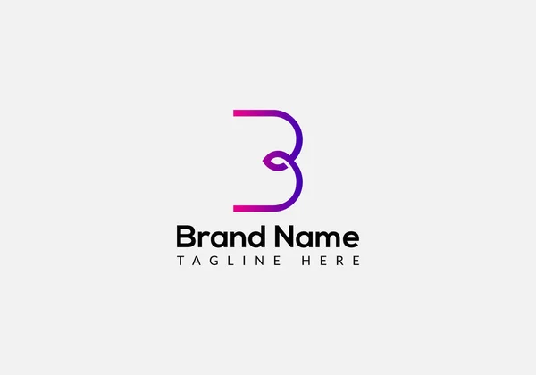 Abstract Letter Modern Wordmarks Initial Logo Design — Vettoriale Stock