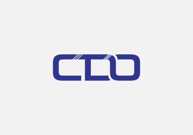 Abstract c o d letter marks minimalist logo design