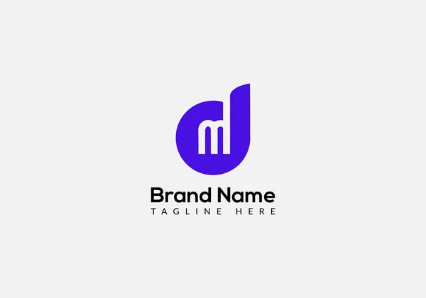 Abstract Letter Modern Initial Logo Design — Stok Vektör