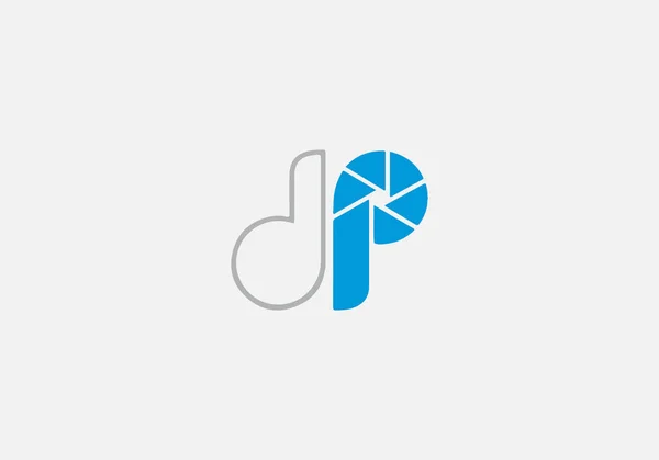 Abstract Letter Marks Minimalist Logo Design — Stock vektor