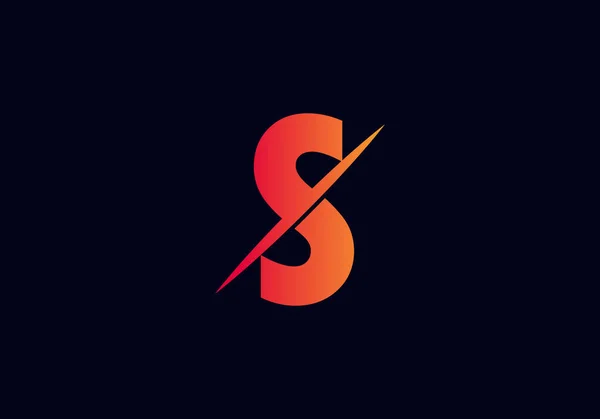 Abstract Letter Initial Modern Logo Design — Vector de stock