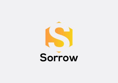 Sorrow Abstract s letter modern logo design