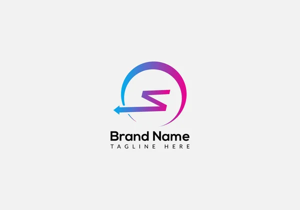 Abstract Letter Modern Logo Design — Stok Vektör