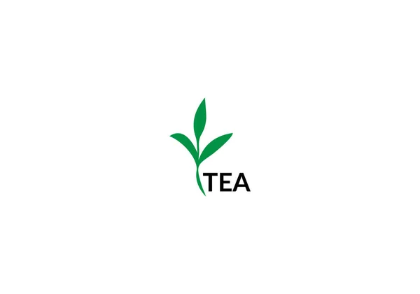 Abstract Tea Vector Icon Logo Design — Archivo Imágenes Vectoriales
