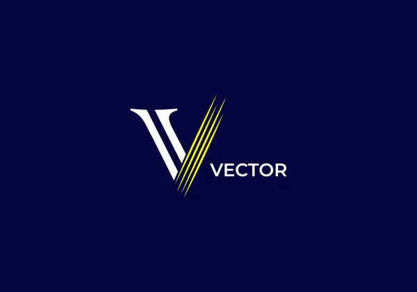 Vector Abstract Letter Modern Initial Logo Design — 图库矢量图片