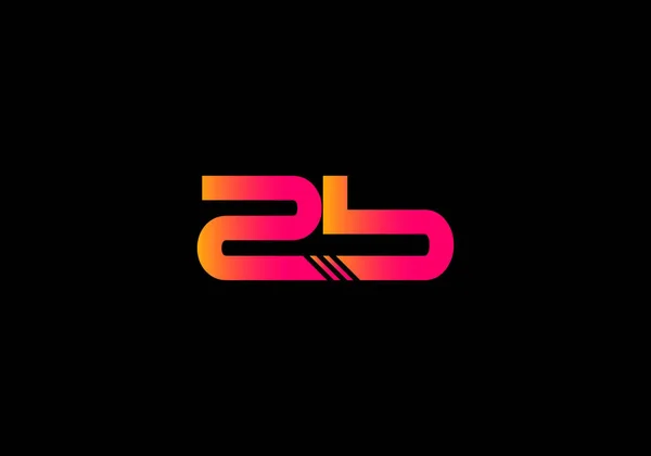 Abstract Letter Marks Minimalist Logo Design — Stock Vector