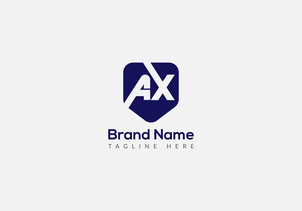 Abstract Letter Modern Initial Lettermarks Logo Design — Vettoriale Stock