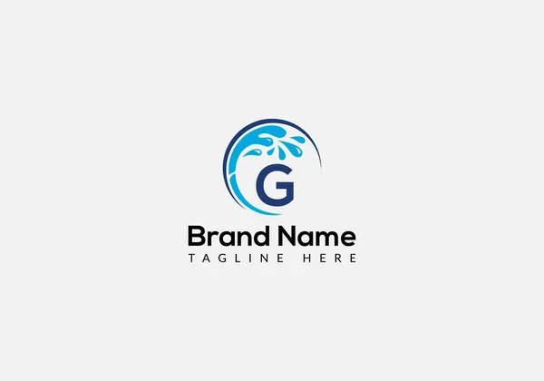 Maid Cleaning Logo Letter Clean House Sign Fresh Clean Logo — 스톡 벡터