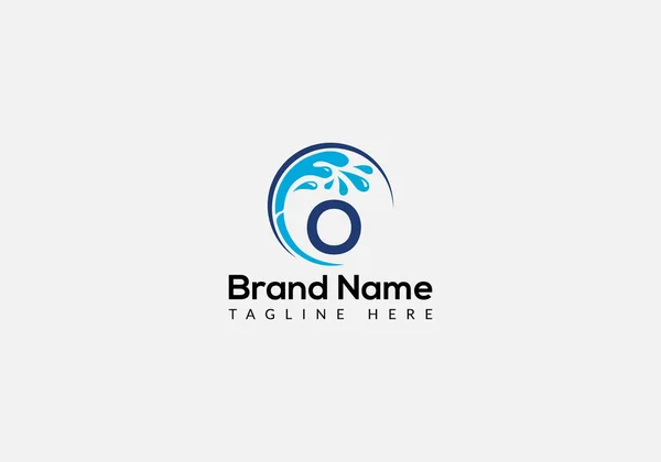 Maid Cleaning Logo Letter 페인트 뿌리는 — 스톡 벡터