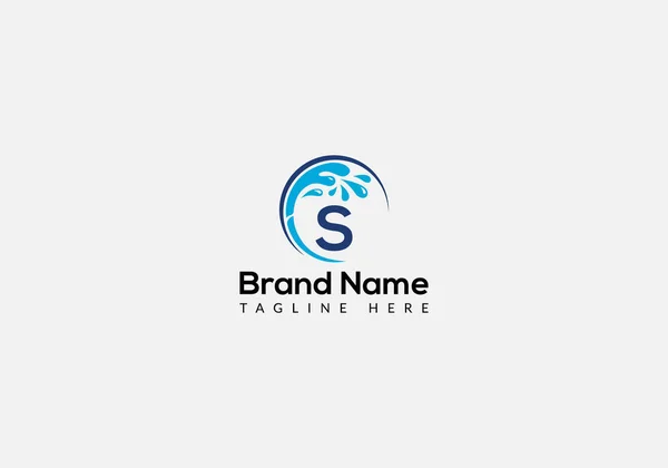 Maid Cleaning Logo Letter Clean House Sign Fresh Clean Logo — Stockvector
