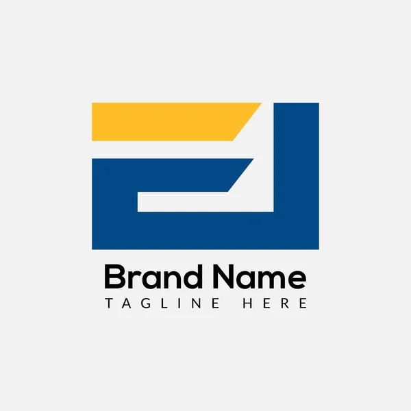 Abstract Letter Modern Initial Logo Design — Vettoriale Stock