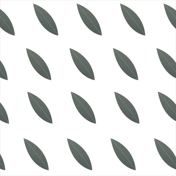 Composition Leaf Light Background Print Summer Seamless Vector Pattern Wallpaper — Stock Vector