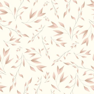 Delicate Blooming Hand drawn paint brused Wild flower ,Meadow floral Seamless pattern Vector illustration artistic style ,Design for fashion , fabric, textile, wallpaper, wrapping and all prints