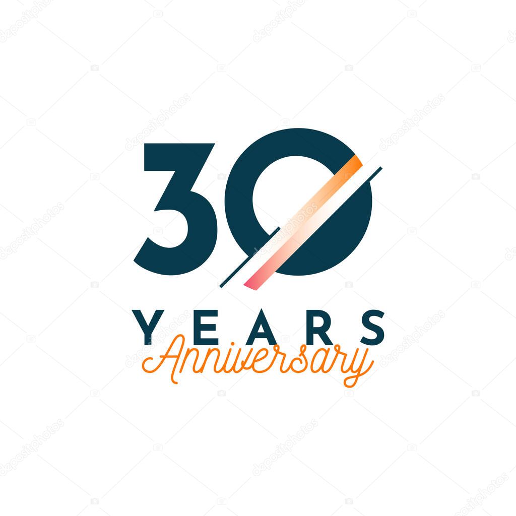 30 Years Anniversay Collection Template Design