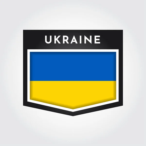 Flag Ukraine Ukraine Flag Illustration — Vector de stock