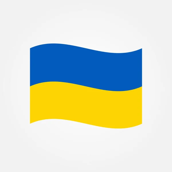 Bandera Ucrania Ilustración Vectorial — Archivo Imágenes Vectoriales