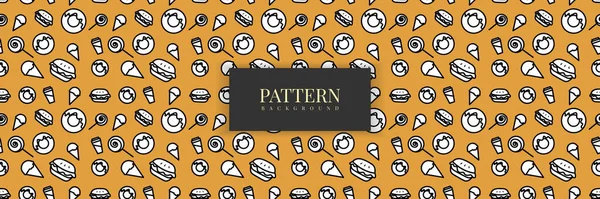 Hand Drawn Seamless Pattern Cute Doodle Eggs Vector Illustration — Wektor stockowy