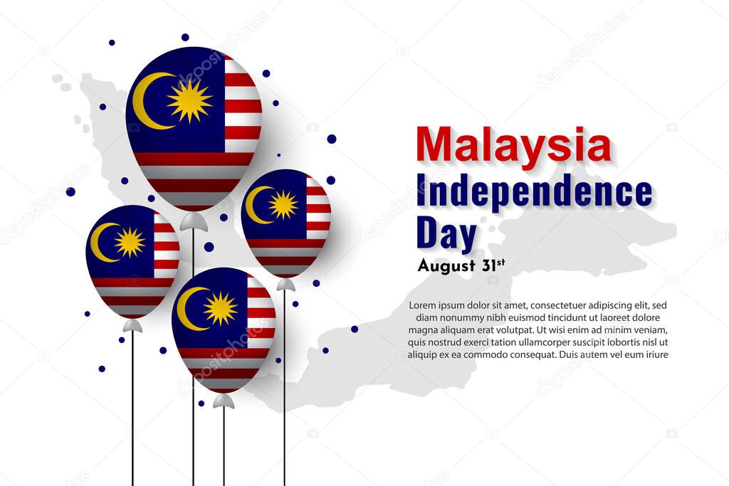 happy independence day vector template design illustration