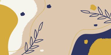 Abstract hand drawn pattern background illustration template design