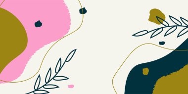 Abstract hand drawn pattern background illustration template design