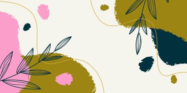 Abstract hand drawn pattern background illustration template design