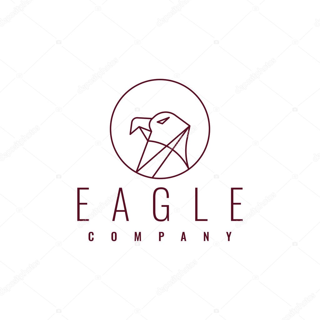 Eagle company logo template design vector eps 10