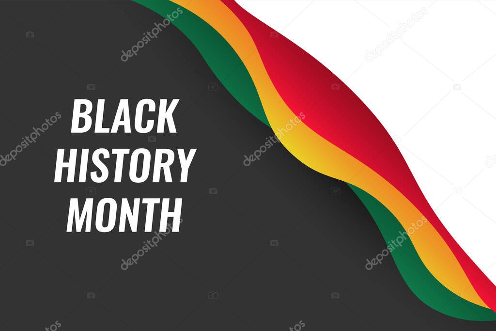 Black History Month Illustration Template Design