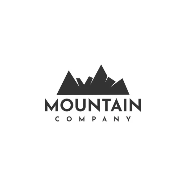 Modèle Logo Aventure Montagne — Image vectorielle