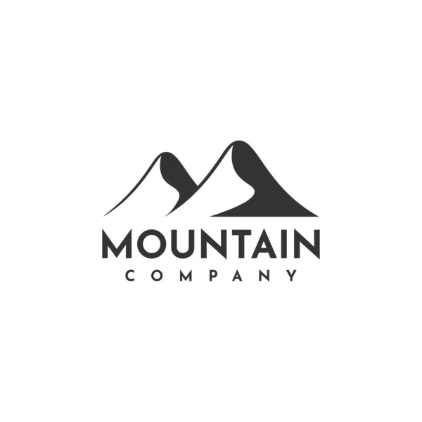 Шаблон Логотипа Mountain Adventure — стоковый вектор