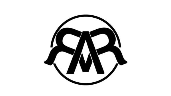 Design Logo Monogram Latter Rra — Stock Photo, Image