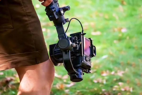 Şehir merkezinde kahverengi duvarı ve ucu sivri metal uçlu pembe çiçekli bir kilise.