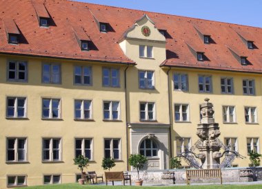 Tarih: Haziran 2012: Winnenden, Almanya açıklaması: Winnenden 'deki barok hastanesi