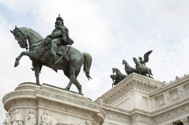 Tarih: Eylül 2012: Roma, İtalya açıklaması: Vittorio Emanuele 'nin ulusal marşı Roma' da