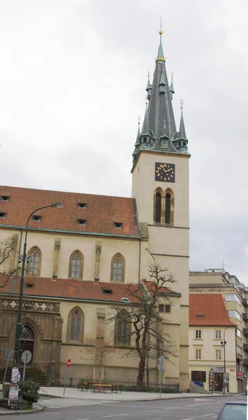 Église Saint Étienne Est Une Église Capitale Tchèque Prague Été — Photo