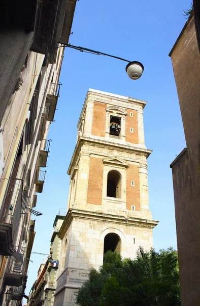 Santa Chiara Antigo Convento Das Clarissas Pobres Nápoles Inclui Igreja — Fotografia de Stock