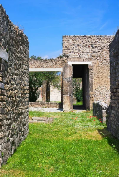 Pompeii Een Oude Stad Campanië Aan Golf Van Napels Die — Stockfoto